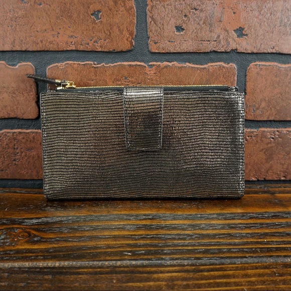 Anthropologie Handbags - ANTHRO Neuville Spender Wallet Lezard Bronze NWT Anthropologie Handbags - ANTHRO Neuville Spender Wallet Lezard Bronze NWT